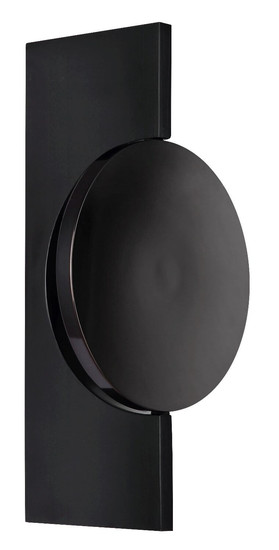 Globo LED Wandleuchte Jasper 3W warmweiss Schwarz-chrom matt Metall Aluminium 28x15cm