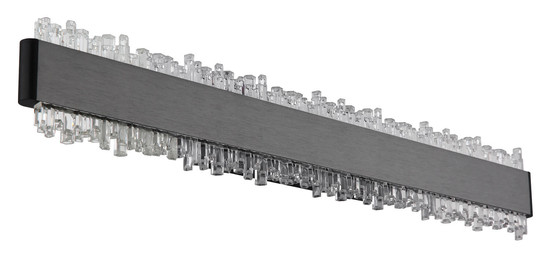 Globo Stalagmita LED Wandleuchte 12W Neutralweiß Schwarz Matt, Metall 8cm 78420-12