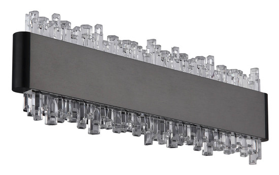 Globo Stalagmita LED Wandleuchte 8W Neutralweiß Schwarz Matt, Metall 8cm 78420-8