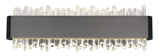 Globo Stalagmita LED Wandleuchte 8W Neutralweiß Schwarz Matt, Metall 8cm 78420-8