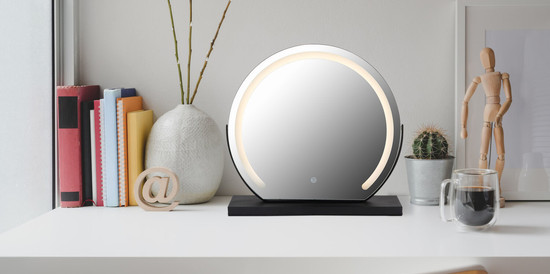 Globo Rivas LED Spiegel 10W CCT Spiegel Memoryfunktion 48,5cm 84038