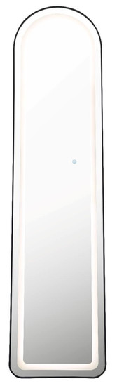 Globo LED Spiegelleuchte Claud 16W dimmbar CCT warm-/neutral-/tageslichtweiss Schwarz matt Metall Spiegel 160x50cm