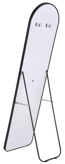 Globo LED Spiegelleuchte Claud 16W dimmbar CCT warm-/neutral-/tageslichtweiss Schwarz matt Metall Spiegel 160x50cm