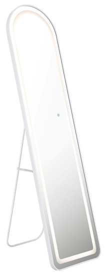 Globo LED Spiegelleuchte Claud 16W dimmbar CCT warm-/neutral-/tageslichtweiss Weiß matt Metall Spiegel 160x50cm