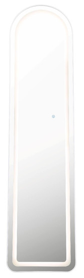 Globo LED Spiegelleuchte Claud 16W dimmbar CCT warm-/neutral-/tageslichtweiss Weiß matt Metall Spiegel 160x50cm