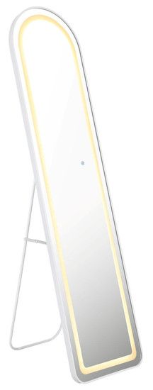 Globo LED Spiegelleuchte Claud 16W dimmbar CCT warm-/neutral-/tageslichtweiss Weiß matt Metall Spiegel 160x50cm