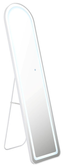 Globo LED Spiegelleuchte Claud 16W dimmbar CCT warm-/neutral-/tageslichtweiss Weiß matt Metall Spiegel 160x50cm