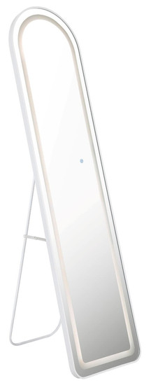 Globo LED Spiegelleuchte Claud 16W dimmbar CCT warm-/neutral-/tageslichtweiss Weiß matt Metall Spiegel 160x50cm