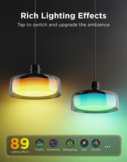 Govee Smarte LED Pendelleuchte mit RGBICWW und vollwertigem Weißlicht H60C13F1