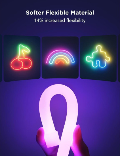 Govee Neon Rope Strip Ligth 2 - 4M, Smarter LED Streifen, Alexa, Matter & Google H61D4C01