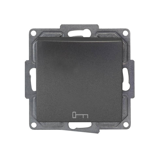 Gunsan Visage Taster Schlüssel Unterputz Dunkelsilber