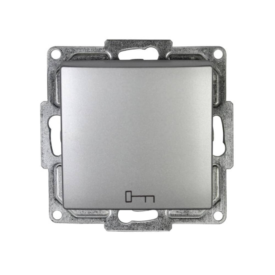 Gunsan Visage Taster Schlüssel Unterputz Silber