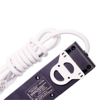 Gunsan Steckdosenleiste 3-fach 2m mit Schalter und erhöhtem Berührungsschutz