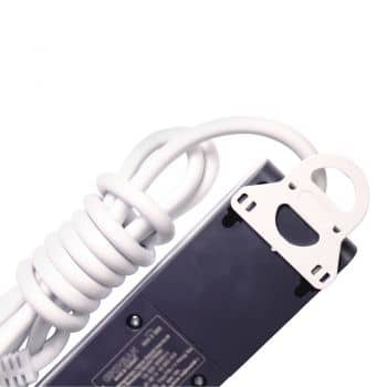 Gunsan Steckdosenleiste 3-fach 2m mit Schalter und erhöhtem Berührungsschutz