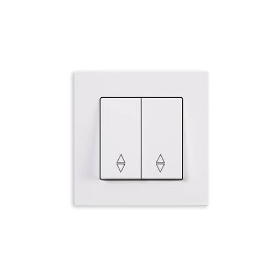 Gunsan Eqona Serien-Wechselschalter Unterputz Weiss