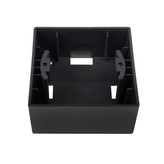 Gunsan Visage 1-fach Rahmen Aufputzgehäuse Schwarz