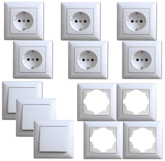 Gunsan Visage Starter Set Unterputz Weiss