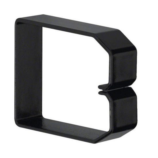 Hager B800603 Klammer aus PVC zu Verdrahtungskanal BA6 80x60mm schwarz