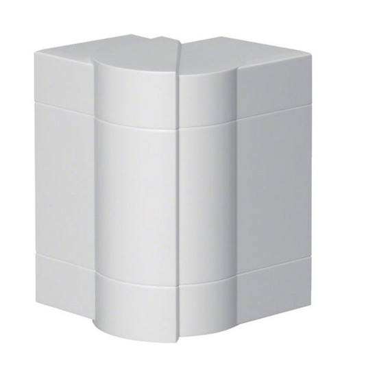 Hager BR651303H9016 Außeneck einstellbar zu BR/H/N/A/S 68x130mm Oberteil 80mm hfr verkehrsweiß