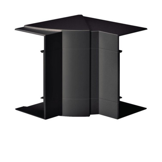 Hager BR651304H9011 Inneneck einstellbar zu BR/H/N/A/S 68x130mm Oberteil 80mm hfr graphitschwarz