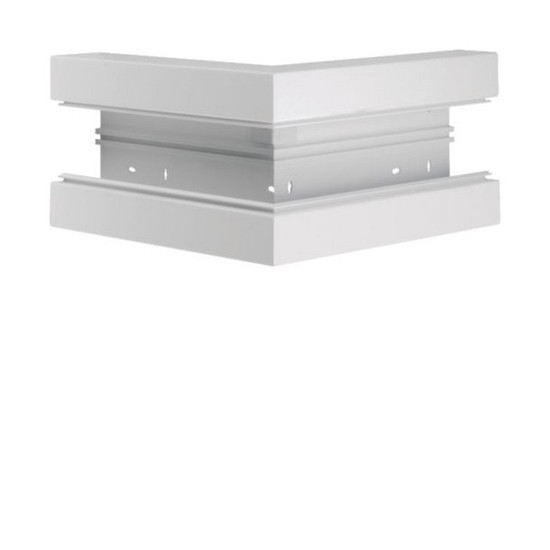 Hager BR6517039016 Außeneck aus Grundprofil zu BR 68x170mm Oberteil 80mm in verkehrsweiß