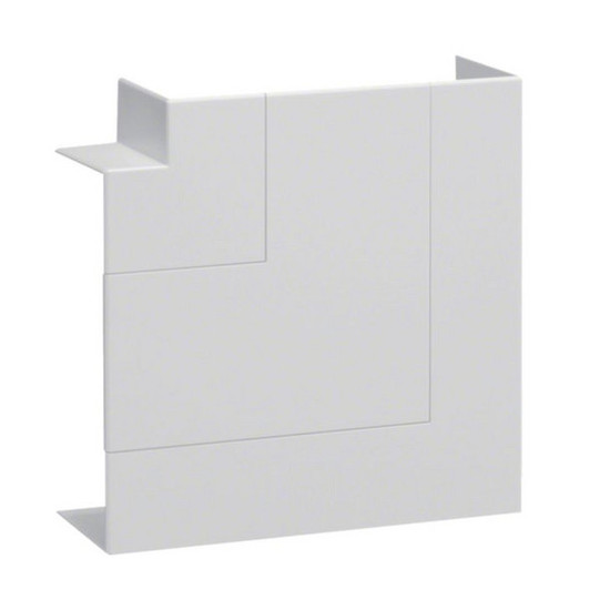 Hager BR651705H9016 Flachwinkel schnittkaschierend zu BR/H/N/A/S 68x170mm OT 80mm hfr vweiß