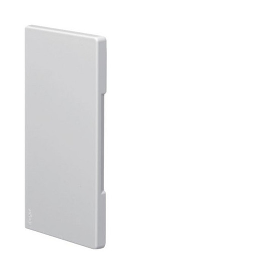 Hager BR8517069016 Endstück schnittkaschierend zu BR/A 85x170mm Oberteil 80mm hfr in verkehrsweiß