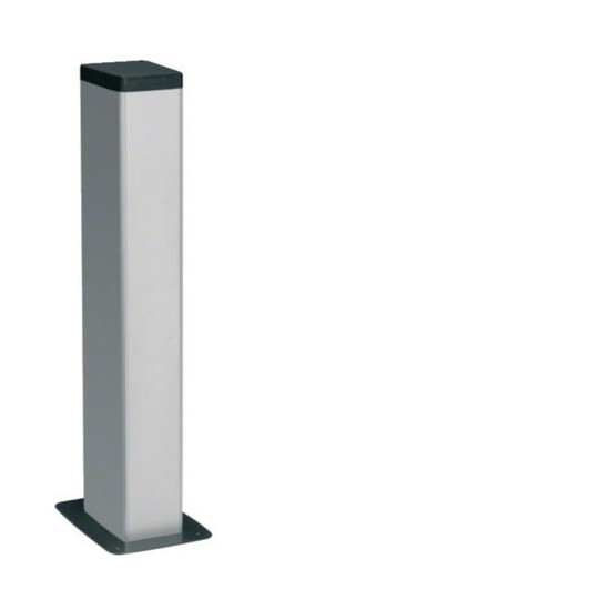 Hager DAP280650ELN Bodenanschlusssäule 2-seitig frontrastender Einbau Alu DAP Länge 0,65m eloxiert