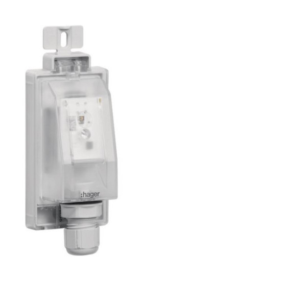 Hager EEN003 Aufbaufühler für Uhren EGNx und Dämmerungsschalter EEN10x