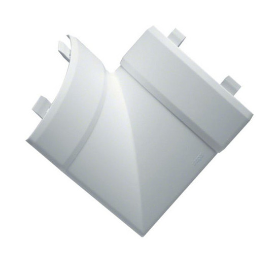 Hager EK4004059016 Flachwinkel schnittkaschierend zu Eckkanal EK 40x40mm verkehrsweiß