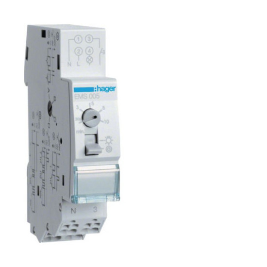 Hager EMS005 Treppenlichtzeitschalter Multifunktion