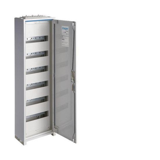 Hager FWB61S Feldvert. AP, univers, IP44, SKII, 72PLE, H:950xB:300xT:161mm, QuickConnect