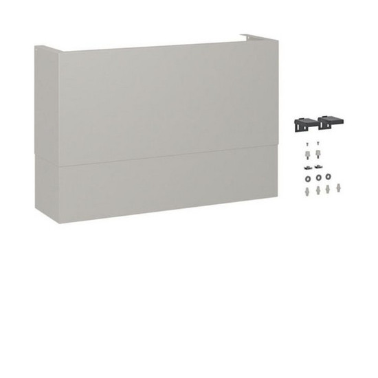 Hager FZ0800TB Teleskop-Rangierblende,universZ,Höhe350-680 mm,Tiefe205 mm,3-feldig,RAL 9010