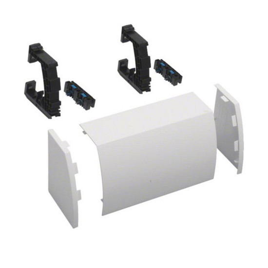 Hager FZ441N Kabelrangierkanal, 1-feldig, aufsteckbar, H x B x T176 x 300 x 135mm, RAL9010,