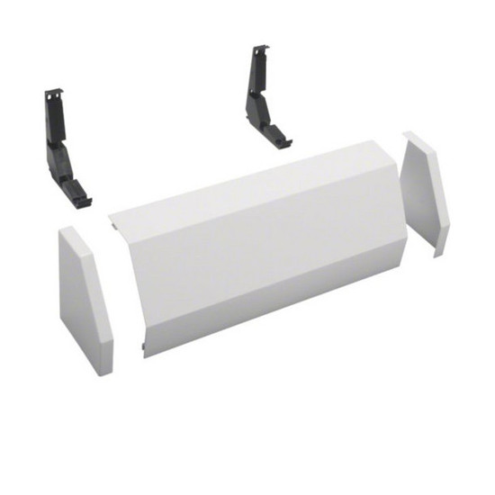 Hager FZ442 Kabelrangierkanal, 2-feldig, Wandmontage, H x B x T195 x 550 x 155mm, RAL9010