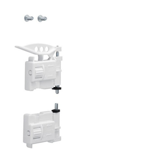 Hager FZ746S Türscharnier, univers, links, für Schrank IP44 / IP54
