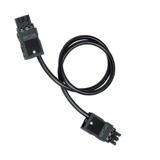 Hager GKWAD23006 Verbindungsleitung Winsta Code S, 3x2.5², 0.6m, PVC, Eca, schwarz