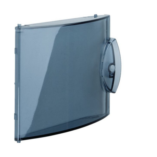 Hager GP104T Tür, Miniverteiler 4 Platzeinheiten, transparent