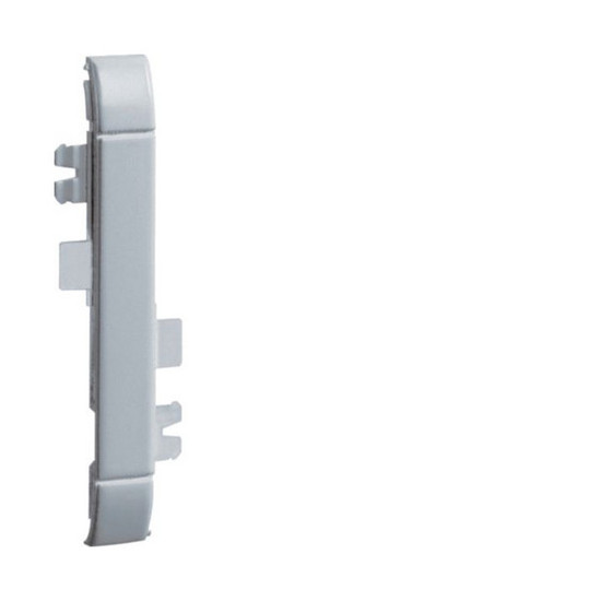 Hager GV080LAN Blendenzwischstück anreihbar aus ABS halogenfrei Oberteil 80mm lackiert Alu