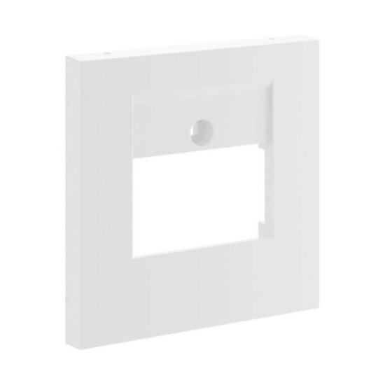 Hager GZTAE3A9016 Zentralscheibe TAE 3-fach für Rahmenblende 55 halogenfrei verkehrsweiß