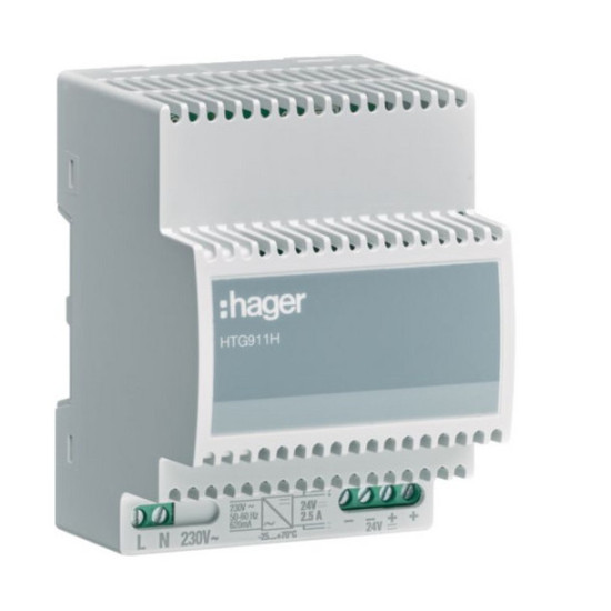 Hager HTG911H Spannungsversorgung 24 V DC 2,5A 70°C