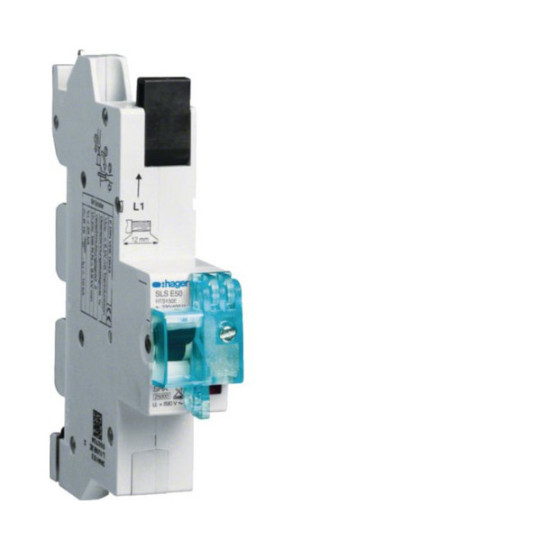 Hager HTS150E SLS-Schalter 1 polig E-Charakteristik 50A für Sammelschiene QuickConnect
