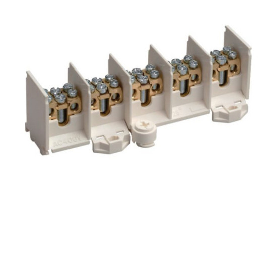 Hager K46N Hauptleitungsabzweigklemme, 90SL, 5-polig, 80 A, 1,5-25 mm²