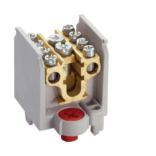 Hager K65 Hauptleitungsabzweigklemme,  1 polig, je Pol 1x35mm² - 4x25 mm²