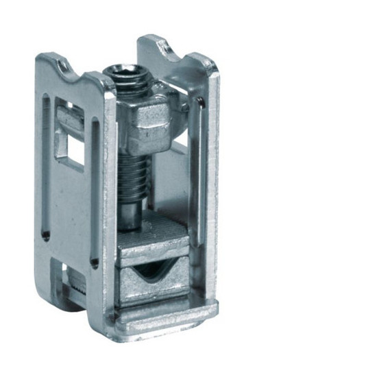 Hager K96N Sammelschienenklemme 10mm²-50mm², für Sammelschienen 12x5mm, für Alu-Cu-Leiter