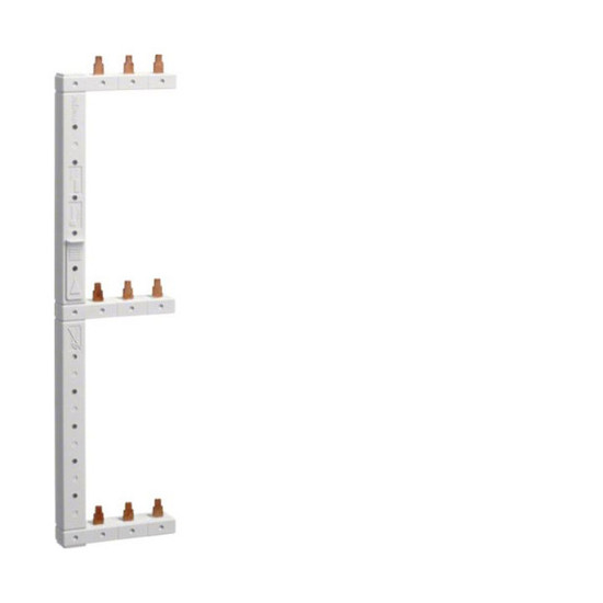 Hager KCL368L Phasenschiene 3polig, 3-reihig 125mm, links, vertikal