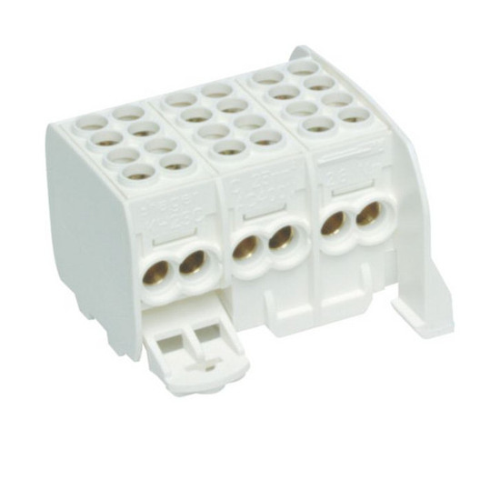 Hager KH23C Hauptleitungsabzweigklemme universZ 3P 2x25/2x16mm² fingersicher