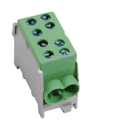 Hager KH35E Hauptleitungsabzweigklemme 1polig, 2x35mm²-2x25mm², IP20, Farbe: Grün