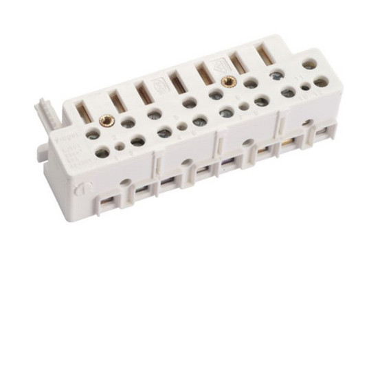 Hager KJ30S Zählersteckklemme, universZ, Drehstrom 63 A, sperrbar, mit TRE-Anschlussklemmen