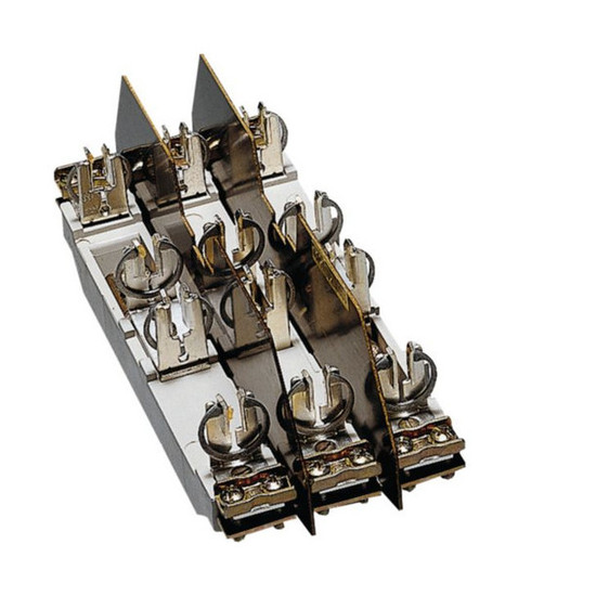 Hager L00T Sicherungsunterteil NH00 6x160A Tandem, mit Käfigklemme bis 70mm², Sammelschiene